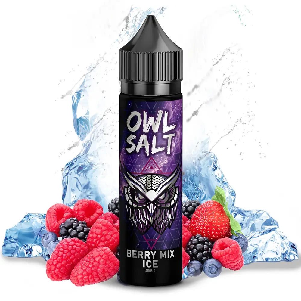 OWL Salt Longfill Berry Mix Ice Aroma 10 ml in 60 ml