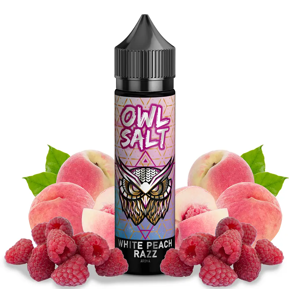 OWL Salt Longfill White Peach Razz Aroma 10 ml in 60 ml
