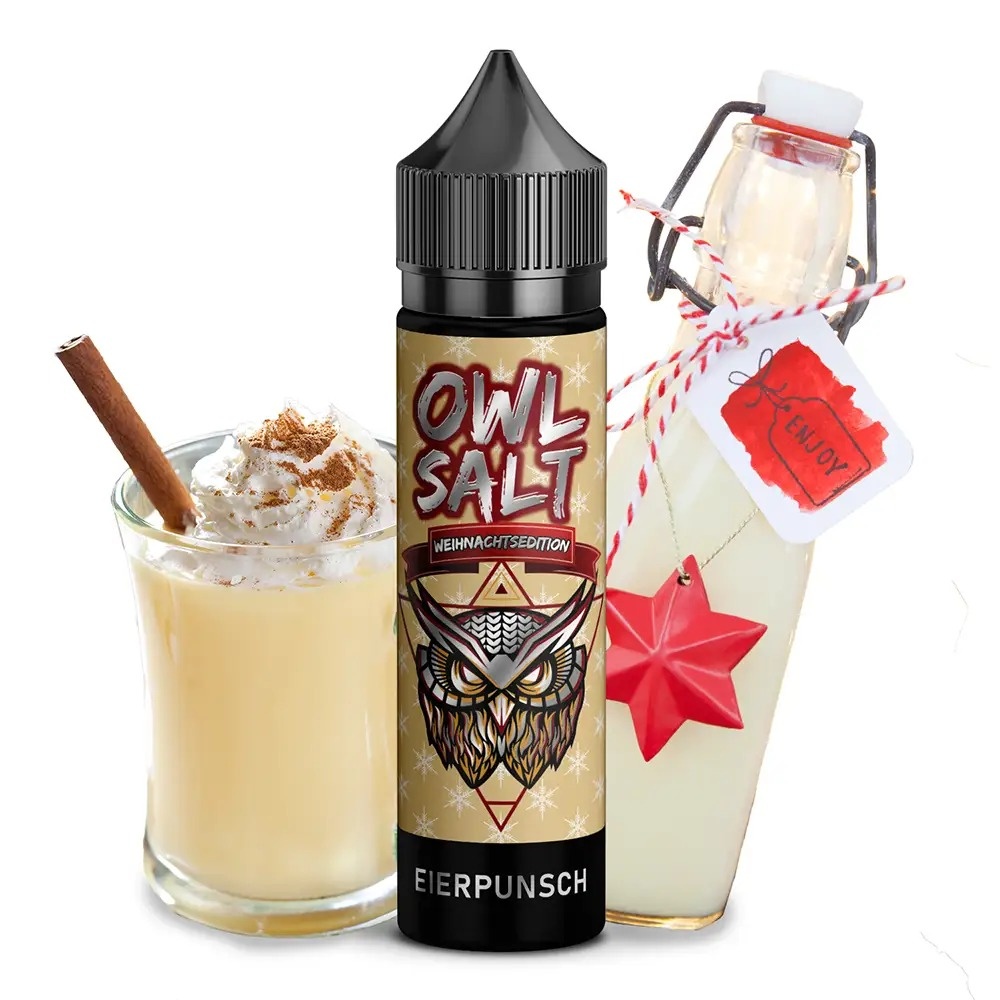 OWL Salt Longfill Eierpunsch Aroma Weihnachtsedition 10 ml in 60 ml
