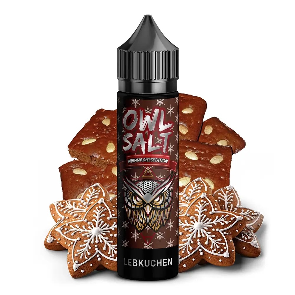 OWL Salt Longfill Lebkuchen Aroma Weihnachtsedition 10 ml in 60 ml