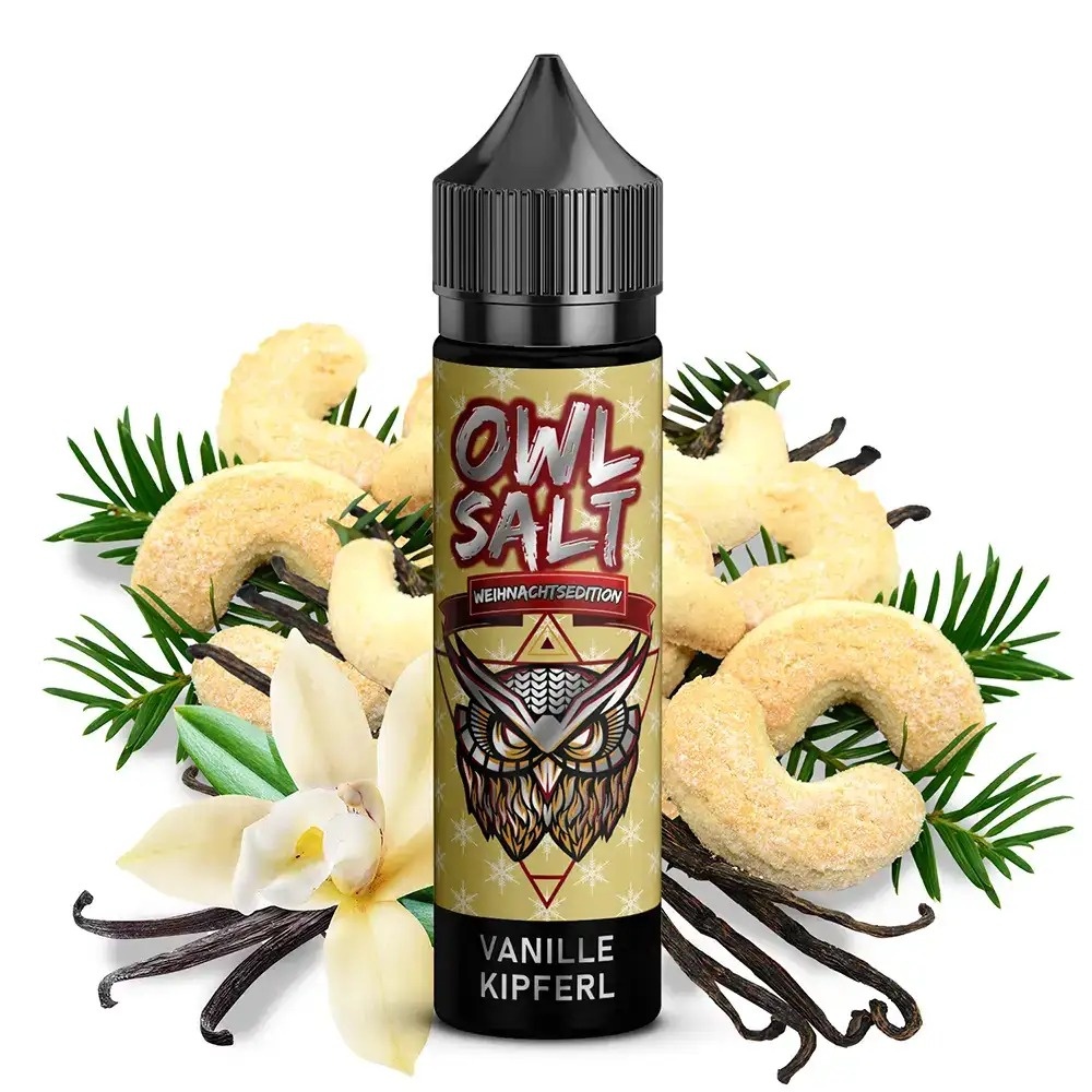 OWL Salt Longfill Vanillekipferl Aroma Weihnachtsedition 10 ml in 60 ml