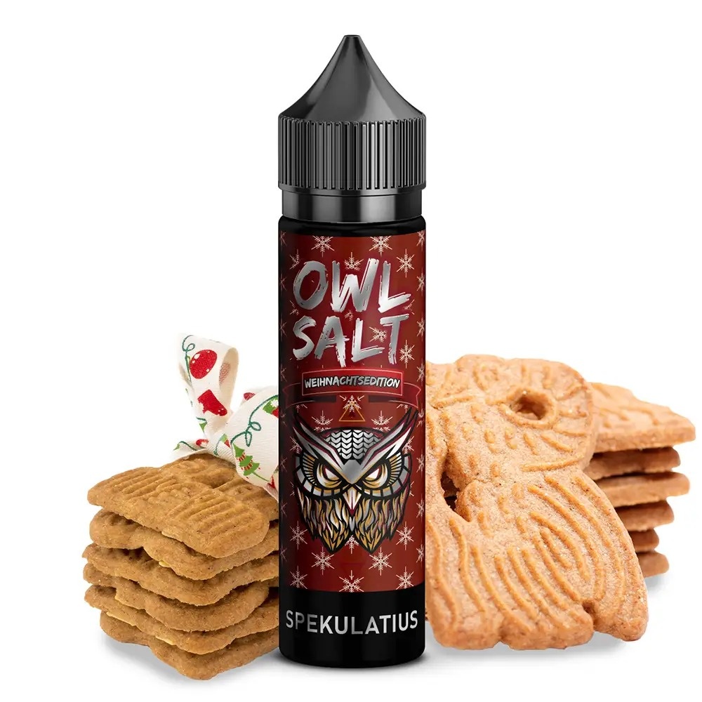 OWL Salt Longfill Spekulatius Aroma Weihnachtsedition 10 ml in 60 ml