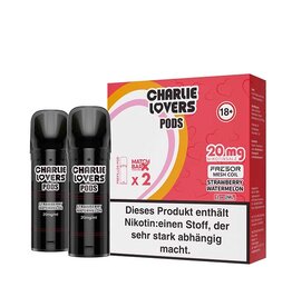 Charlie Lovers MESH Pods - STRAWBERRY WATERMELON - 2St - (Elfa Kompatibel)