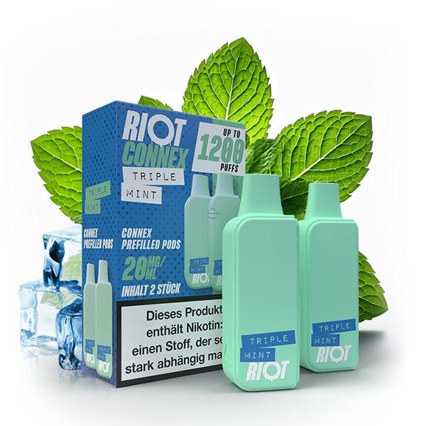 RIOT SQUAD Connex Pod - Triple Mint - 2Pcs