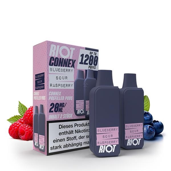 RIOT SQUAD Connex Pod - Blueberry Sour Raspberry - 2Pcs