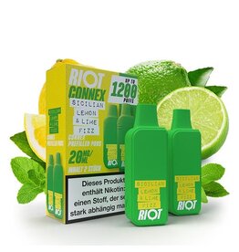 RIOT SQUAD Connex Pod - Sicilian Lemon & Lime Fizz - 2Pcs