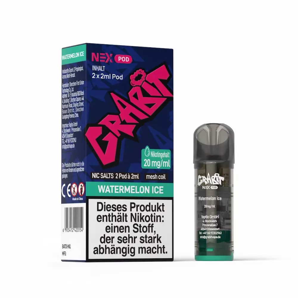 Grabit Nex Pods - Watermelon Ice - 2Pcs