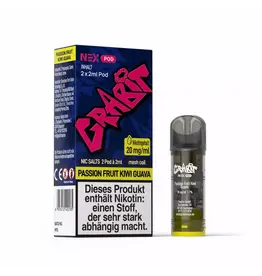 Grabit Nex Pods -  Passion Fruit Kiwi Guava - 2Pcs