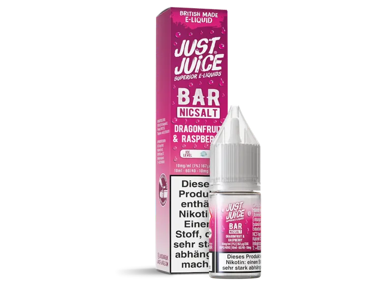 Just Juice - Bar - Dragonfruit & Raspberry - Nikotinsalz Liquid