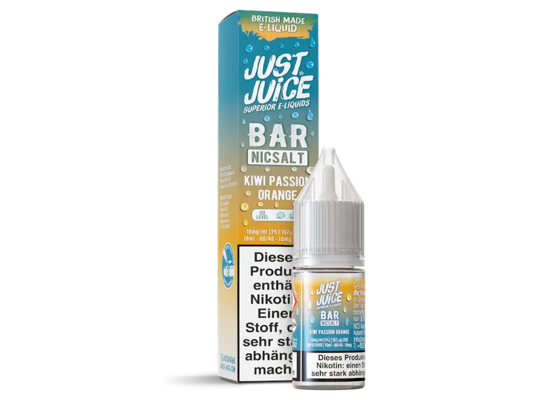 Just Juice - Bar - Kiwi Passion Orange - Nikotinsalz Liquid