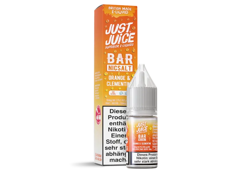 Just Juice - Bar - Orange & Clementine - Nikotinsalz Liquid