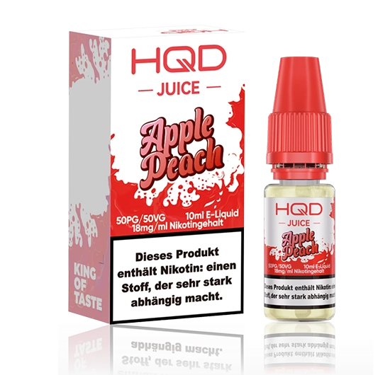 HQD Juice Nikotinsalz Liquid Apple Peach