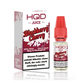 HQD Juice Nikotinsalz Liquid Blackberry Cherry