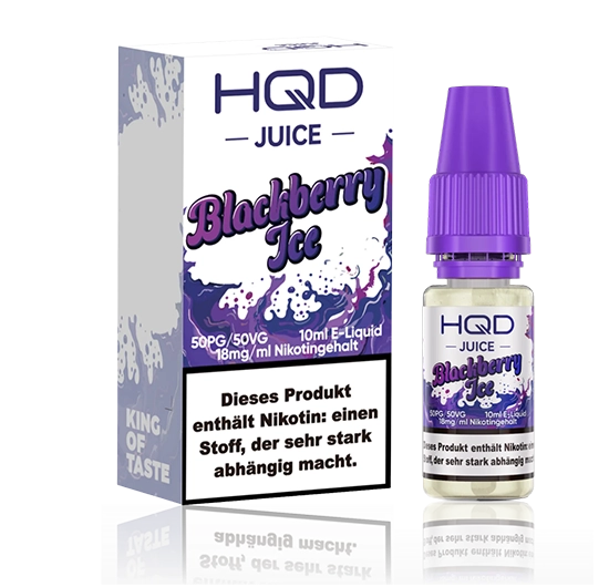 HQD Juice Nikotinsalz Liquid Blackberry Ice