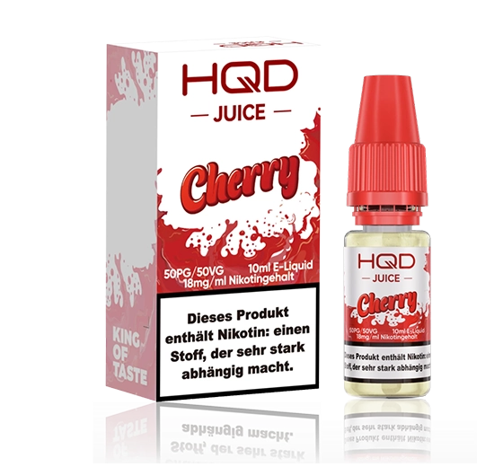 HQD Juice Nikotinsalz Liquid Cherry