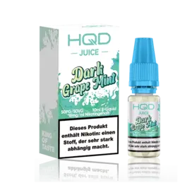 HQD Juice Nikotinsalz Liquid Dark Grape Mint