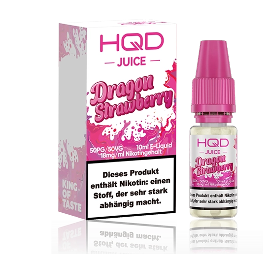 HQD Juice Nikotinsalz Liquid Dragon Strawberry