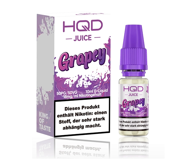 HQD Juice Nikotinsalz Liquid Grapey