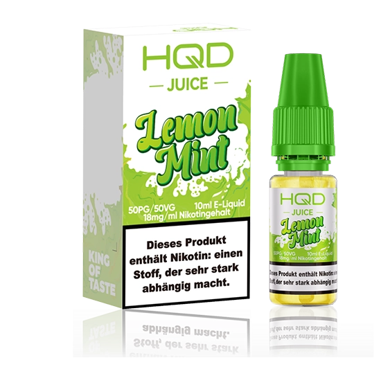 HQD Juice Nikotinsalz Liquid Lemon Mint