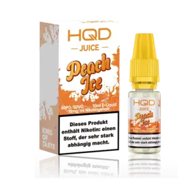 HQD Juice Nikotinsalz Liquid Peach Ice