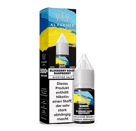 Al Fakher Nikotinsalz Liquid Blueberry Sour Raspberry