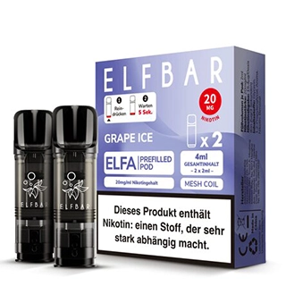 Elfbar Elfa Pod - GRAPE ICE