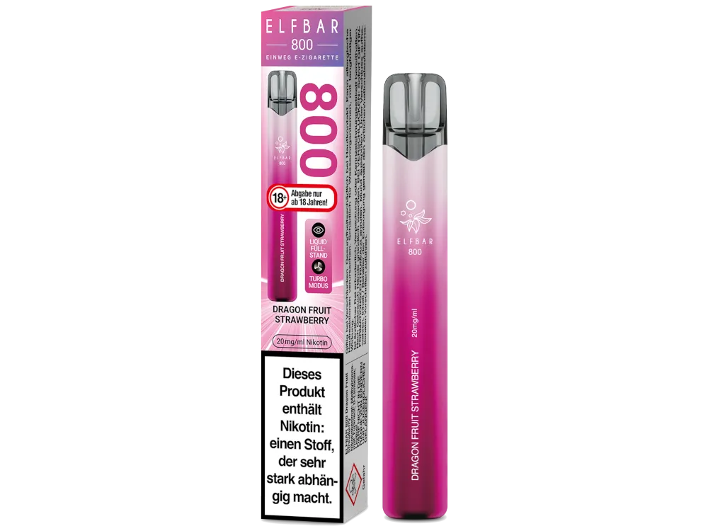 Elfbar 800 Einweg Vape - Dragon Fruit Strawberry