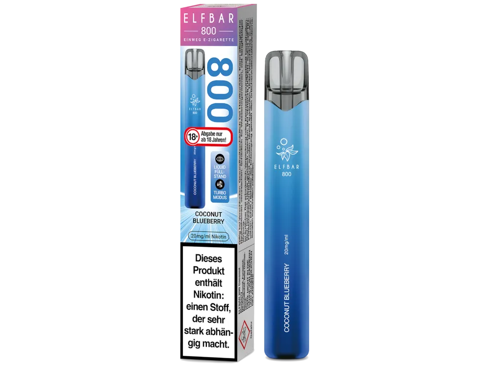 Elfbar Elfbar 800 Einweg Vape - Coconut Blueberry