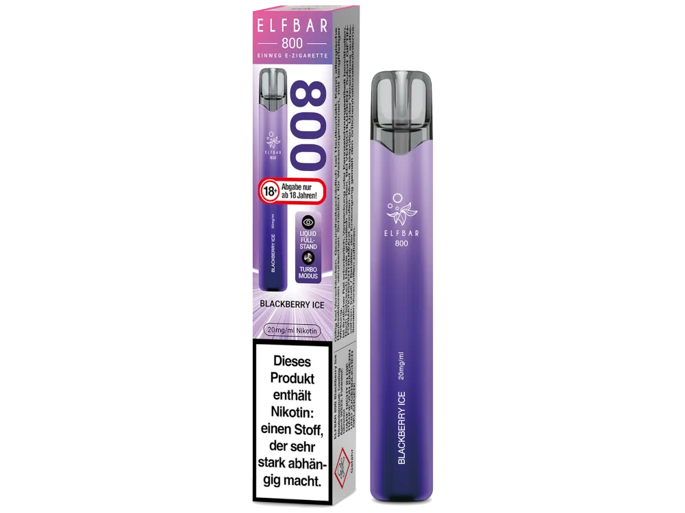 Elfbar Elfbar 800 Einweg Vape - Blackberry Ice