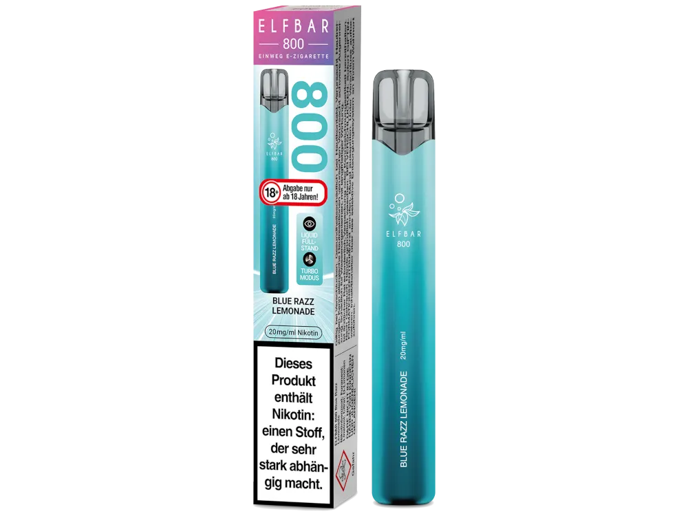 Elfbar Elfbar 800 Einweg Vape - Blue Razz Lemonade