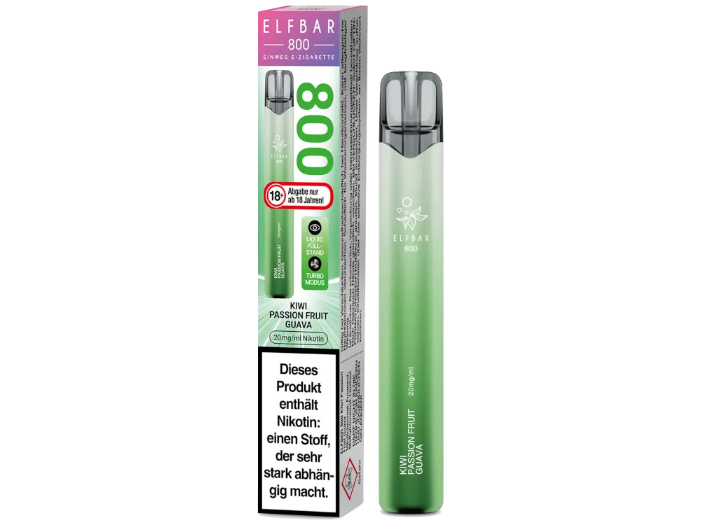 Elfbar Elfbar 800 Einweg Vape - Kiwi Passion Fruit Guava