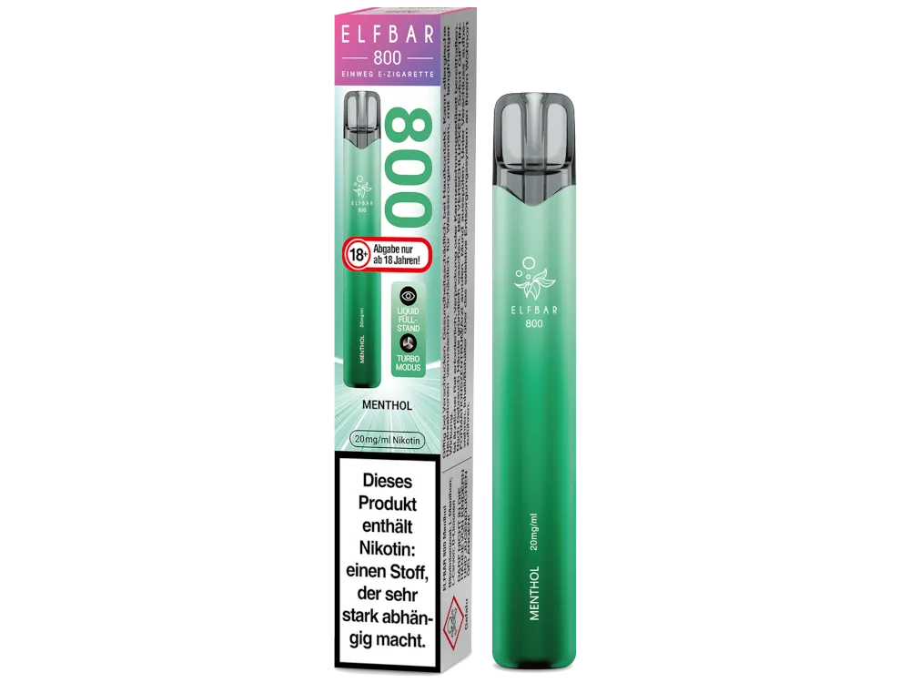 Elfbar 800 Einweg Vape - Menthol