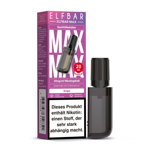 ELF Bar MAX - GRAPE - Refill Pod 10ml