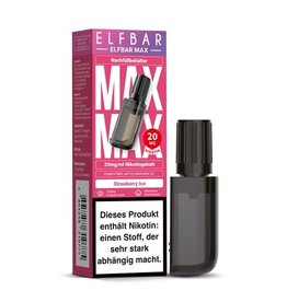 Elfbar ELF Bar MAX - STRAWBERRY ICE - Refill Pod 10ml