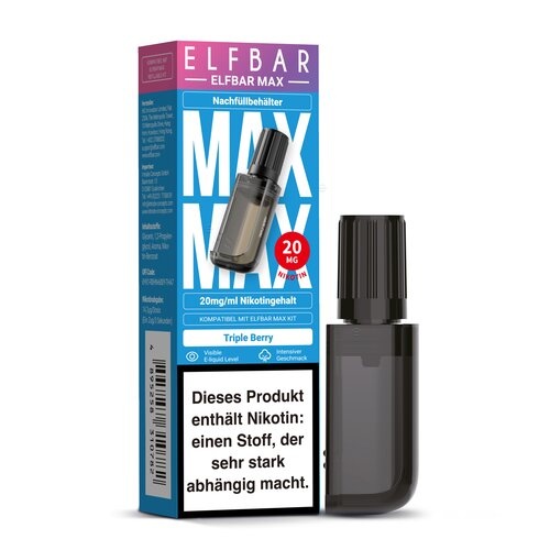 Elfbar ELF Bar MAX - TRIPLE BERRY - Refill Pod 10ml