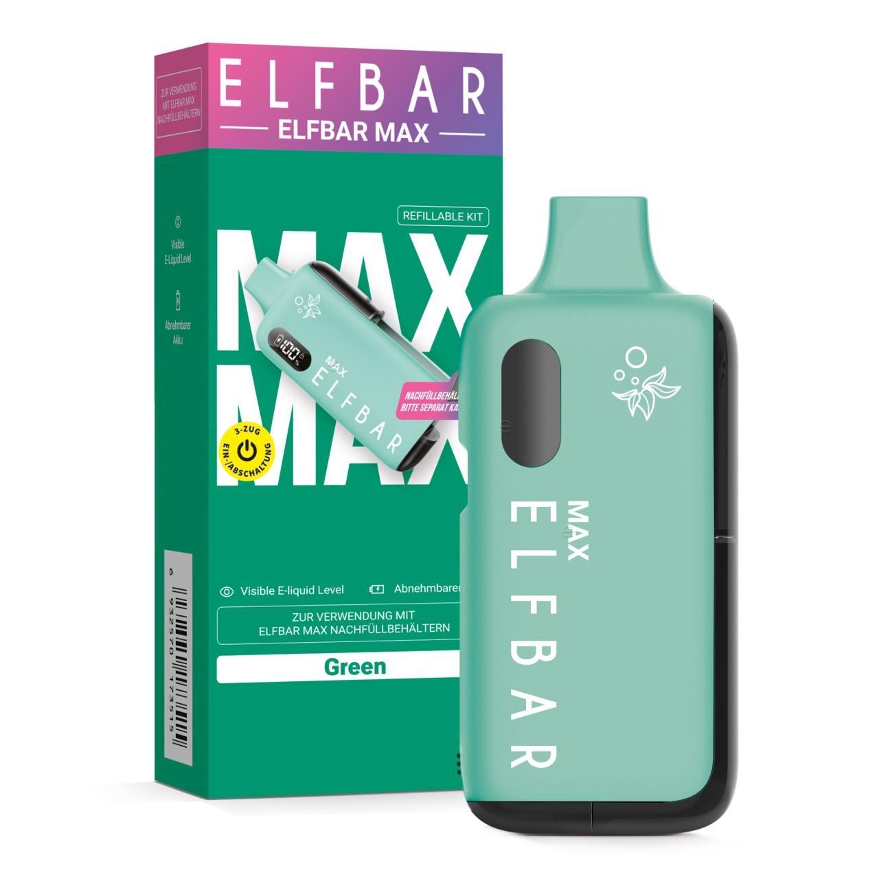 Elfbar ELF BAR MAX – Device kaufen | Das leistungsstarke Pod-System für 10 ml Refill Pods