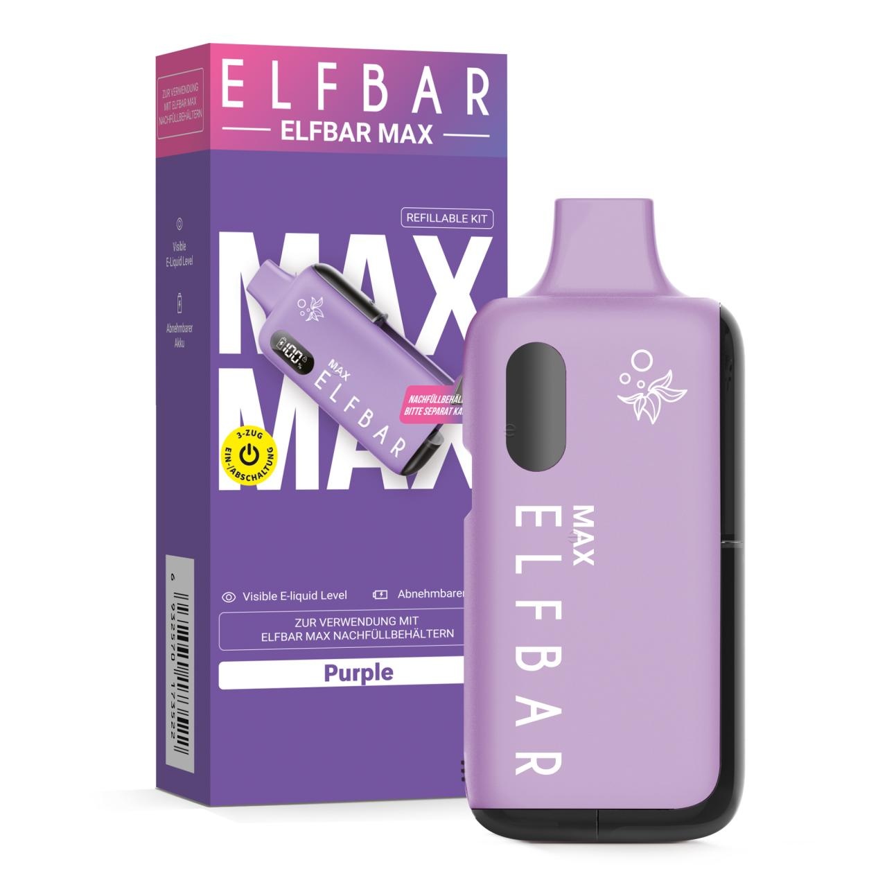Elfbar ELF BAR MAX – Device kaufen | Das leistungsstarke Pod-System für 10 ml Refill Pods