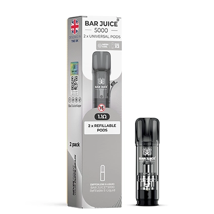 Bar Juice 5000 Bar Juice 5000 Pods - EMPTY POD 2ML - 2Pcs