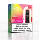 SKE Crystal 800 Pro Pod - Apple Peach - 2Pcs
