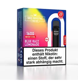 SKE Crystal 800 Pro Pod - Blue Razz Lemonade - 2Pcs