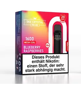 SKE Crystal 800 Pro Pod - Blueberry Raspberries - 2Pcs