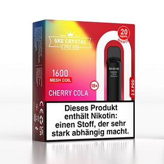 SKE Crystal 800 Pro Pod - Cherry Cola - 2Pcs