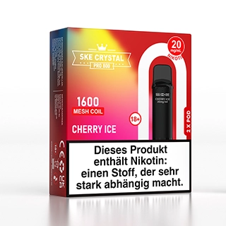 SKE Crystal 800 Pro Pod - Cherry Ice - 2Pcs