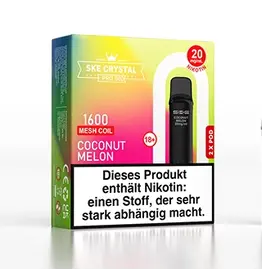 SKE Crystal 800 Pro Pod - Coconut Melon - 2Pcs