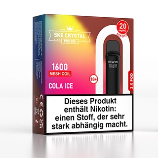 SKE Crystal 800 Pro Pod - Cola Ice - 2Pcs