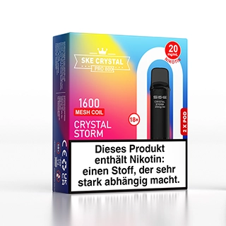 SKE Crystal 800 Pro Pod - Crystal Storm - 2Pcs