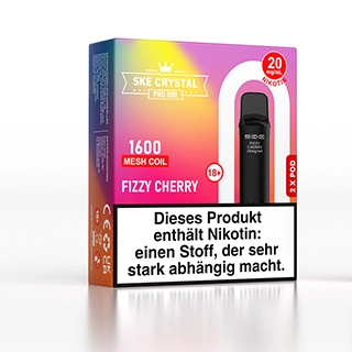 SKE Crystal 800 Pro Pod - Fizzy Cherry - 2Pcs