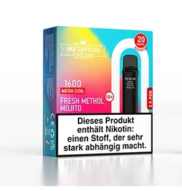 SKE Crystal 800 Pro Pod - Fresh Methol Mojito - 2Pcs