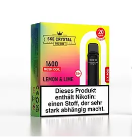 SKE Crystal 800 Pro Pod - Lemon & Lime - 2Pcs