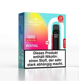 SKE Crystal 800 Pro Pod - Menthol - 2Pcs